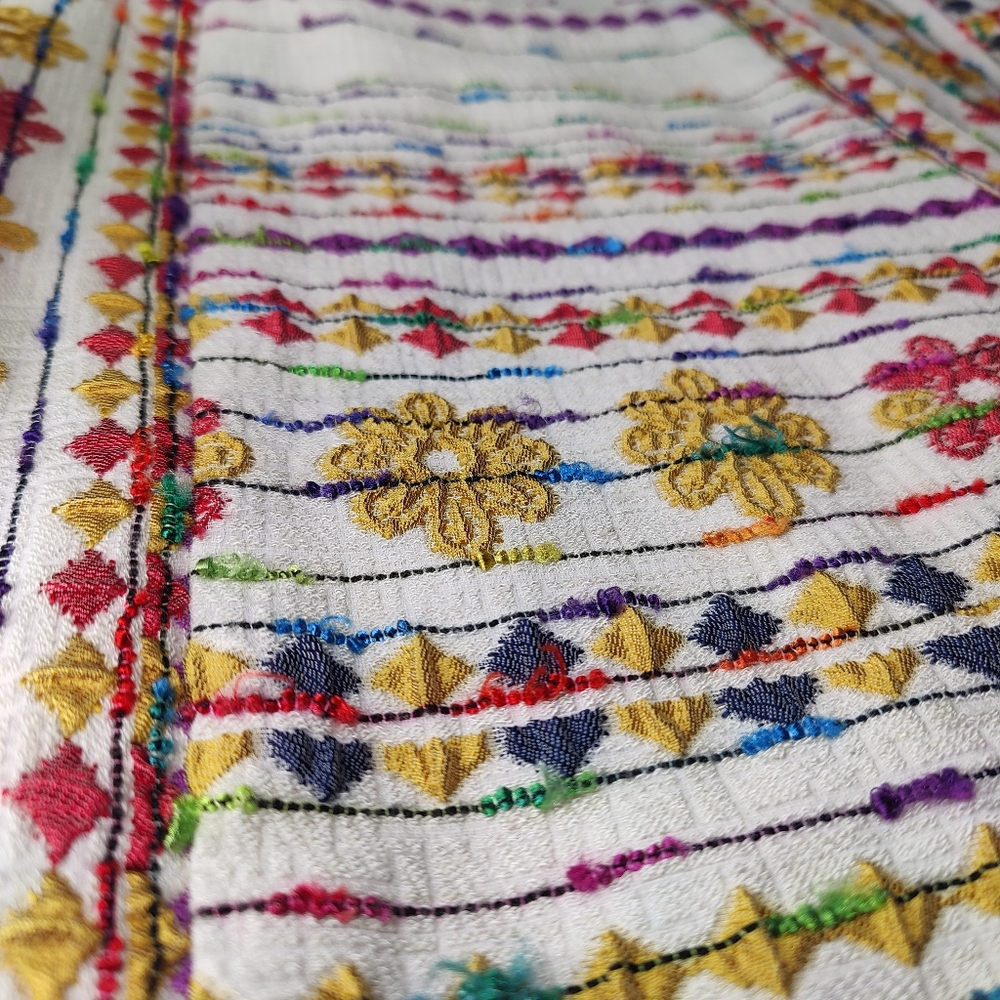 Bo-ho style Embroidered Sleeveless Dress from Anthropologie.